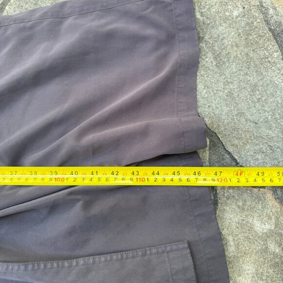 Vintage Chaps Ralph Lauren Trench Coat Mens 42 Short Taupe Wool Blend Lined - Picture 15 of 16